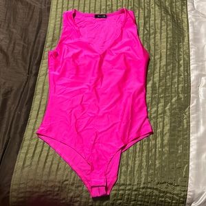 Pink bodysuit
